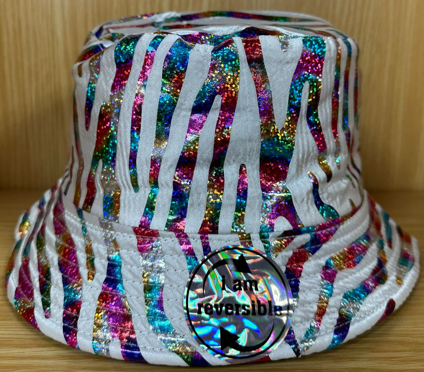 rainbow stripped hat