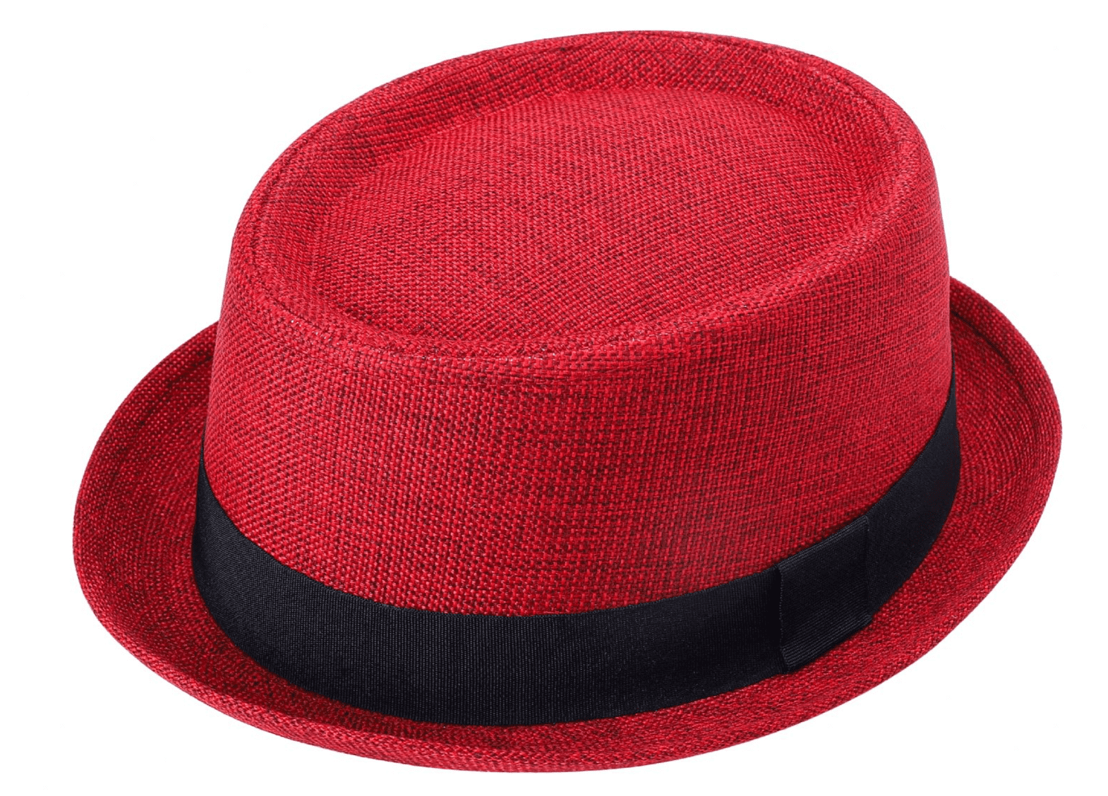 Wholesale Black Wool Porkpie fashion hat